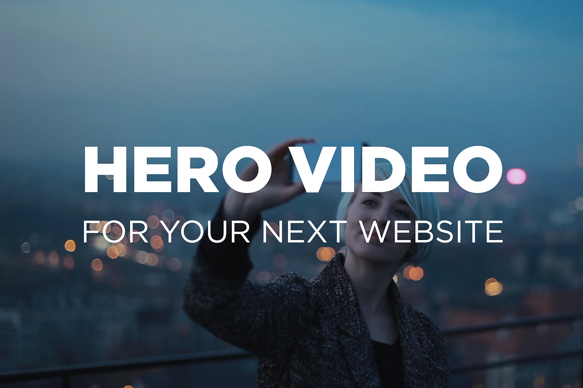 Hero Footage website - optimized., an iPhone Mockup by Footag