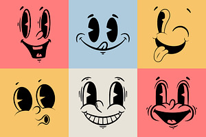 Cartoon Retro Characters. Vol 2