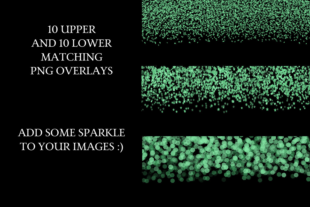 Emerald Green Overlays, an Object Graphic by Sapphire X Designs (Photo 4 of 4)