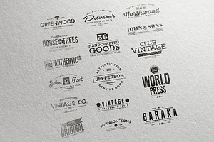 Vintage Labels & Logos Vol.7