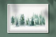 Watercolor Forest Landscapes, a Decorative Illustration by LeiaSW (Thumbnail 5 of 9)