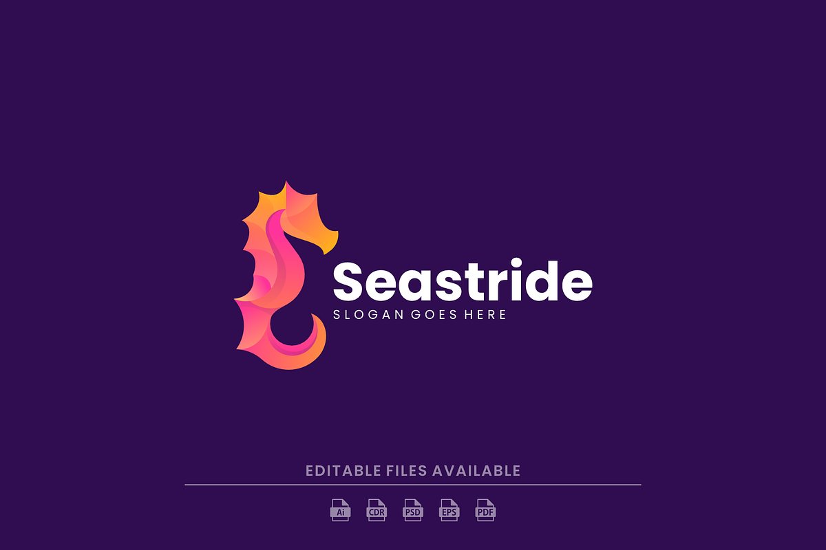 Gradient Modern Seahorse Logo Design, a Branding & Logo Template by Artnivora.Std