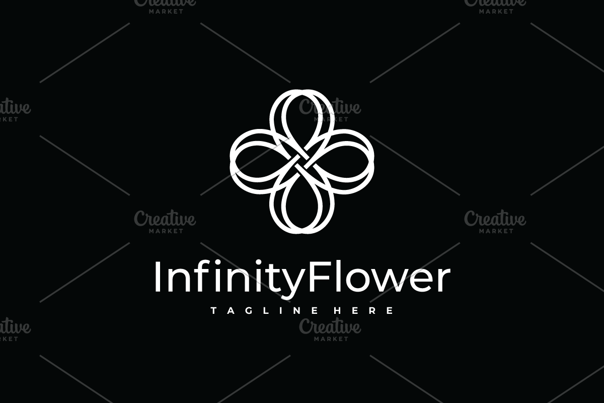 Infinity Loop Flower Luxury Logo, a Branding & Logo Template by yopie (Photo 5 of 6)