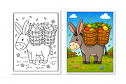 Farm Animals Coloring Pages for Kids, an Animal Illustration by Coco Bloom (Thumbnail 8 of 8)