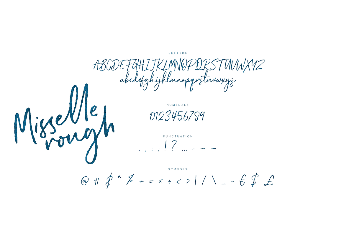 Misselle Expressive Script Font Trio, a Script Font by Only Fonts (Photo 10 of 16)