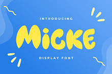 Micke - Display Font