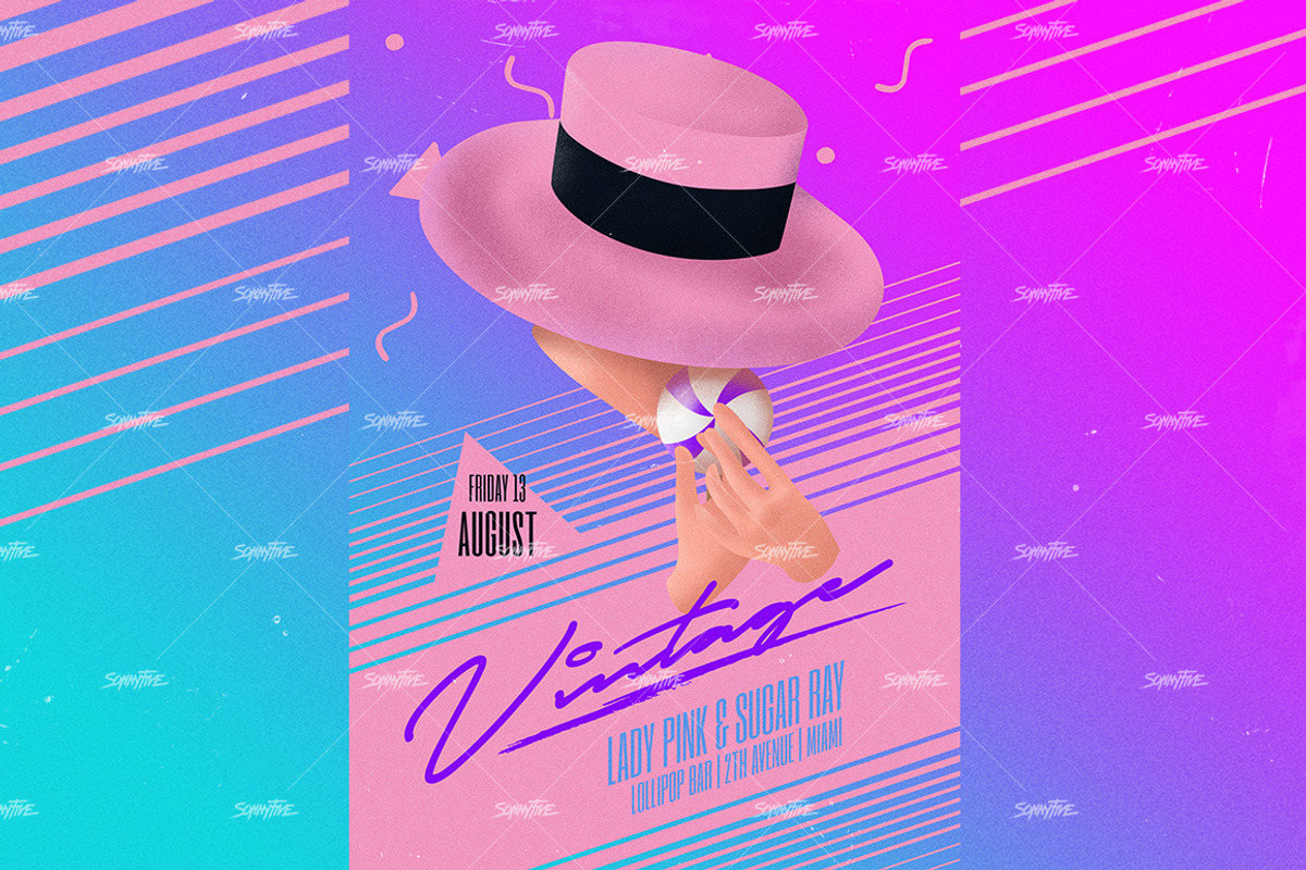 Illustration with flyer templates, a Flyer Template by Sonnyfive (Photo 4 of 8)