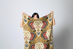 Ethnic Elephant Patchwork Pattern