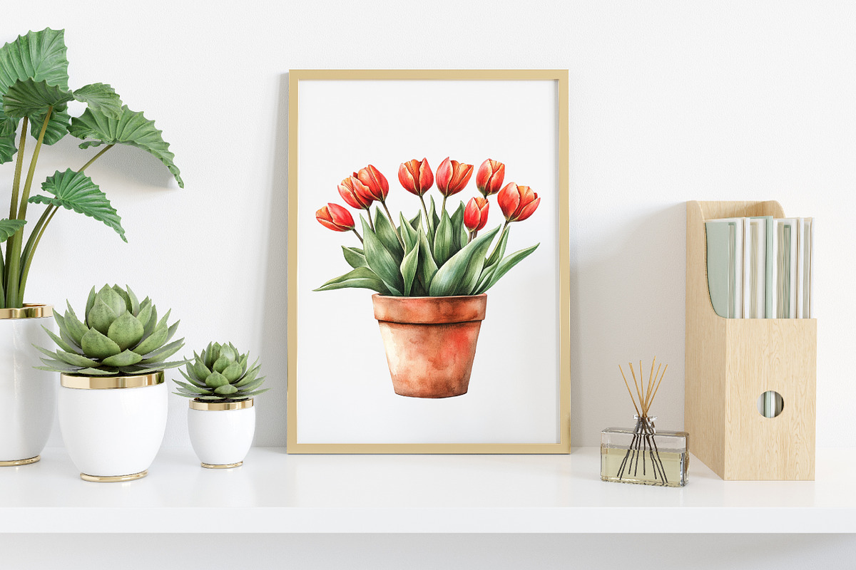 Watercolor Gardening Day Clipart, an Illustration by Canvas Craft (Photo 4 of 7)