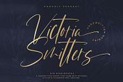 Victoria Smitters, a Script Font by din-studio.com (Thumbnail 1 of 10)
