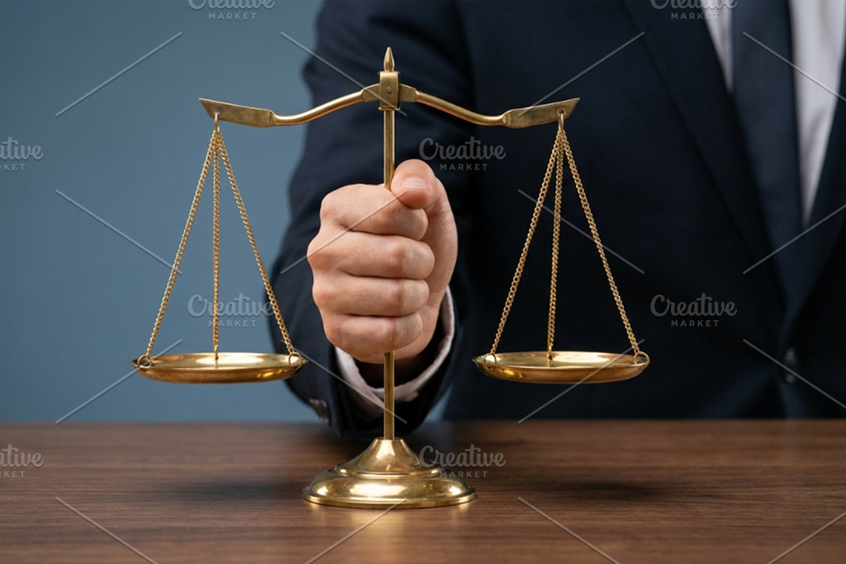 Human Hand holding Balance Scale, a Business Photo by nandinigraphics (Photo 1 of 2)