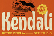 Kendali - Display Font, a Sans Serif Font by Get Studio (Thumbnail 1 of 11)