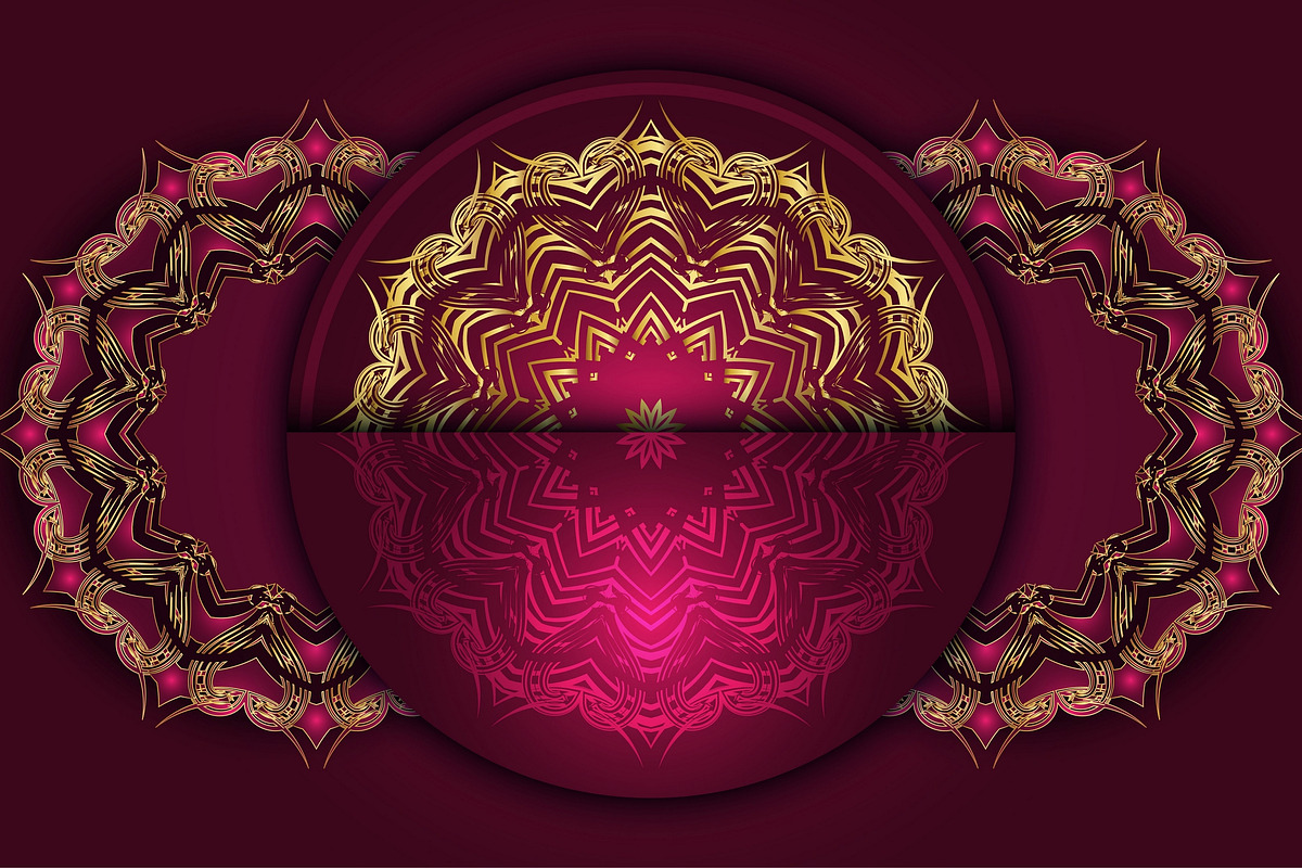 Mandala Luxury Ethnic Vector Bundle, a Background Graphic by NJ Himel (Photo 18 of 93)