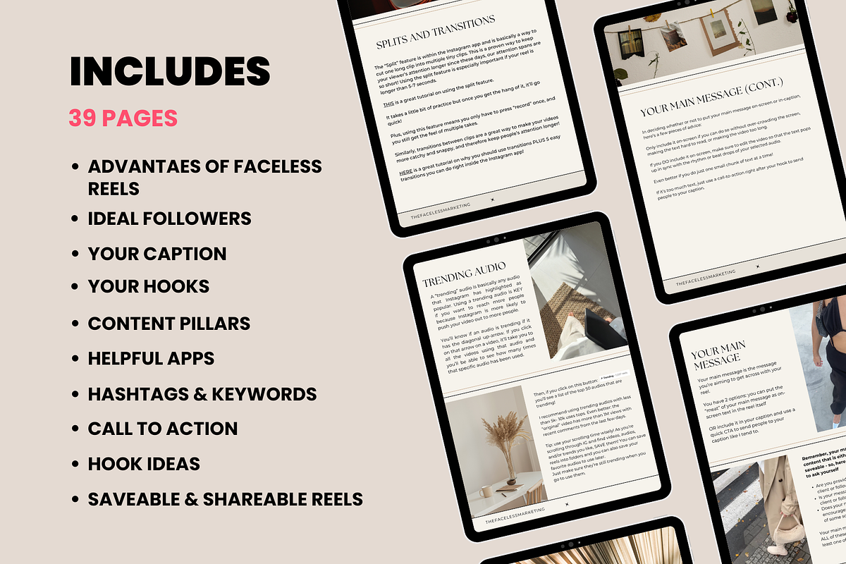 MRR Instagram Reels Growth Guide PLR, a Social Media Template by Design By Hira (Photo 2 of 9)