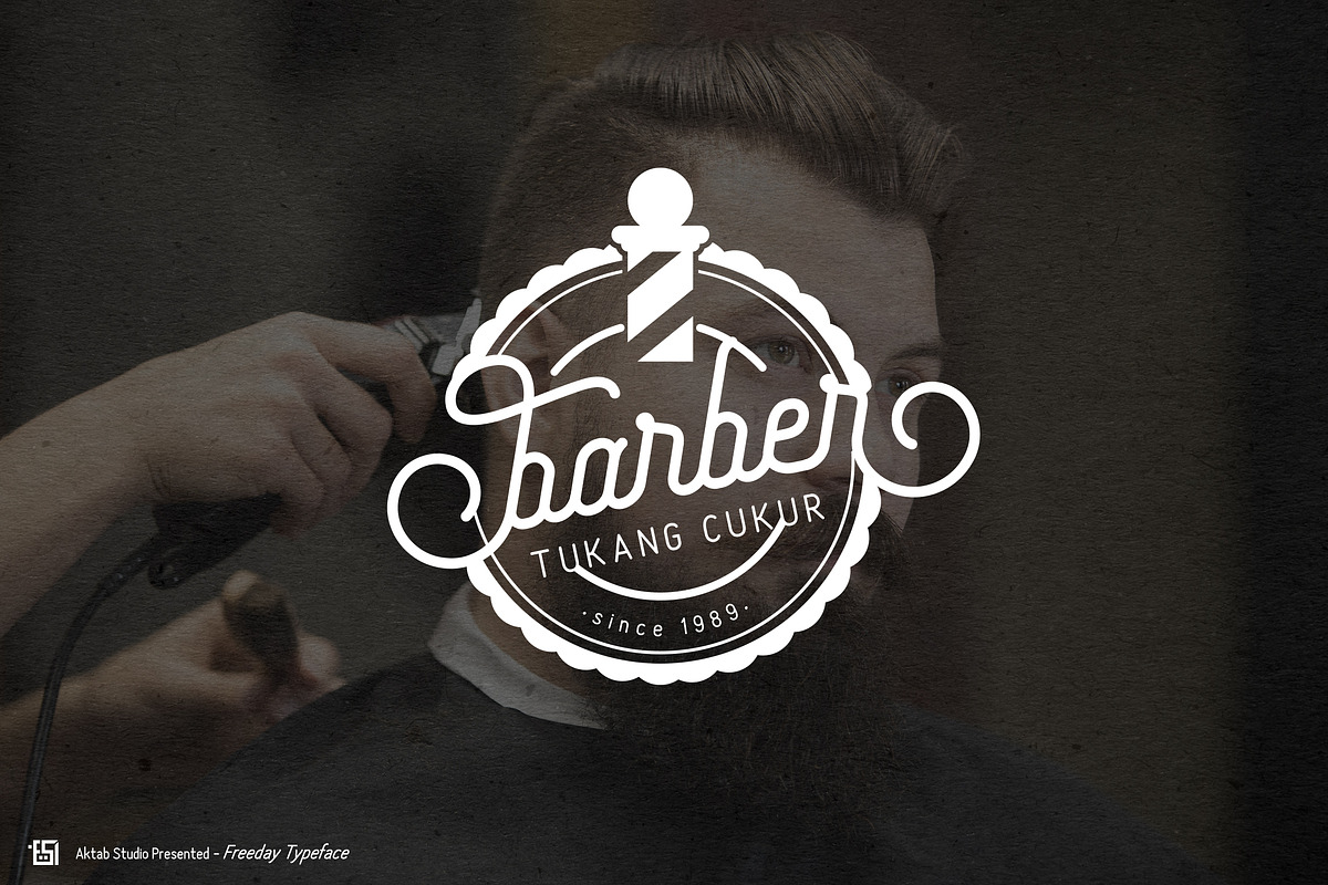 Freeday Script & Sans Font, a Script Font by Aktab Studio (Photo 11 of 15)