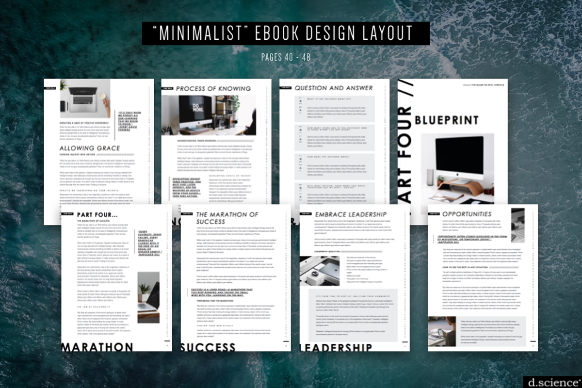 4X Ebook Bundle Templates  | 67% Off, a Magazine Template by Template Monkey @dscience (Photo 25 of 43)