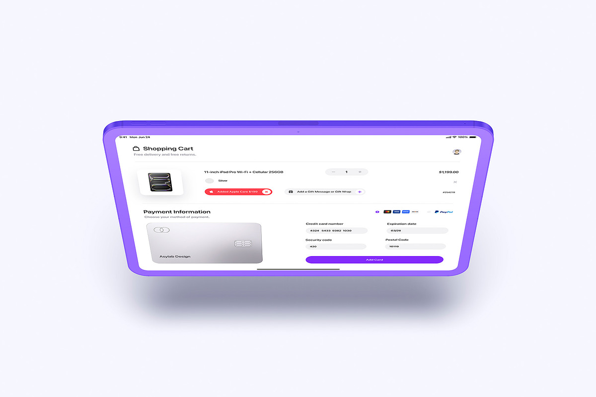 iPad Pro 11 - 21 Clay Mockups, an iPad Mockup by Asylab (Photo 54 of 56)