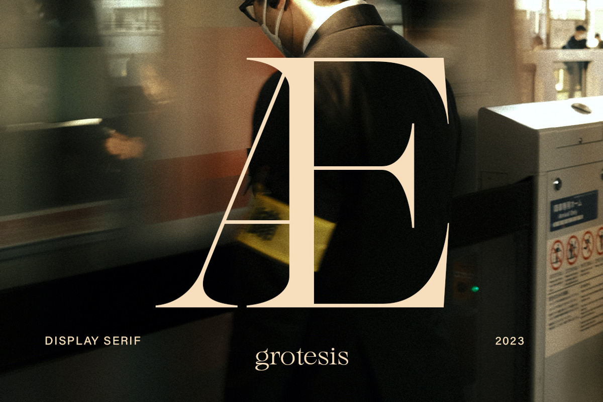 grotesis | Modern Minimalism, a Serif Font by InkwellTypeCo (Photo 9 of 17)