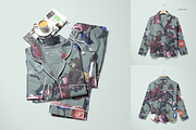 Long Sleeve Pajama Set Mockup, a Shirt Mockup by creatsy5 (Thumbnail 5 of 10)