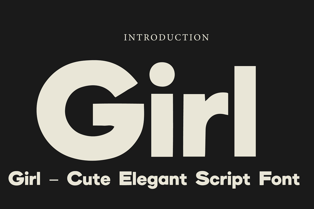 Girl, a Font by Wow Magic (Photo 1 of 3)