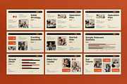 Cream Orange Business Plan Keynote, a Presentation Template by graphicook (Thumbnail 3 of 4)