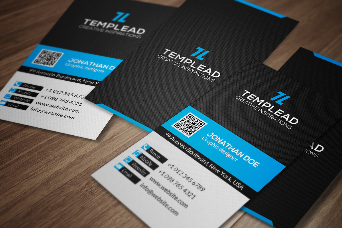 Corporate Business Card CM0039, a Business Card Template by annozio (Photo 1 of 4)