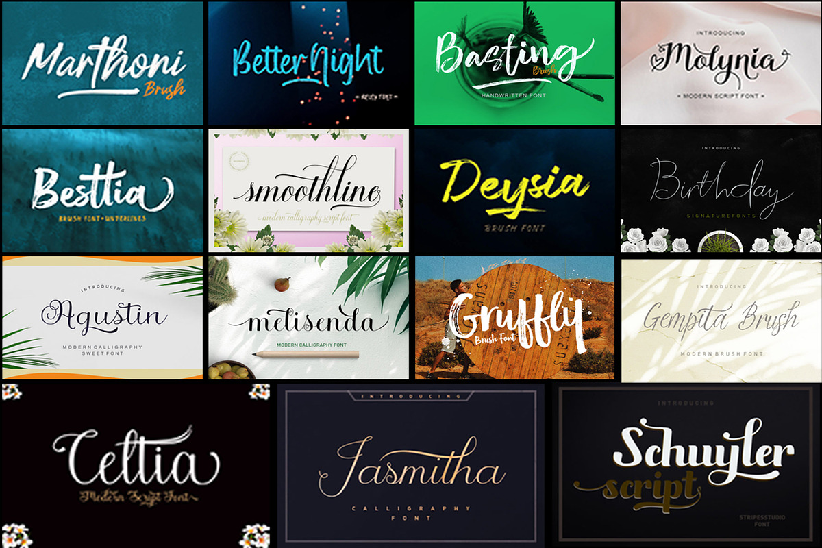 Handwritten Font Bundle, a Handwritten Font by JustArtDigital (Photo 4 of 5)