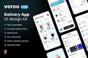 Veroo Delivery App UI Kit, an UI Kit Template by phoneixdesign (Thumbnail 1 of 6)