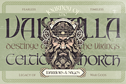 Cartius, a Serif Font by Burntilldead (Thumbnail 8 of 12)