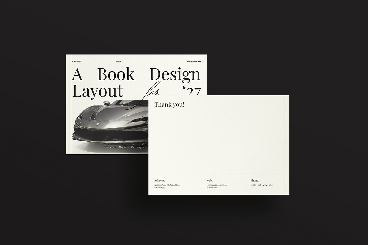 Book Title Layout Landscape Template, a Brochure Template by ArtisanaAura (Photo 11 of 11)