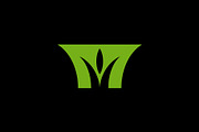 Letter M Grass Logo, a Branding & Logo Template by Buqancreative (Thumbnail 4 of 4)