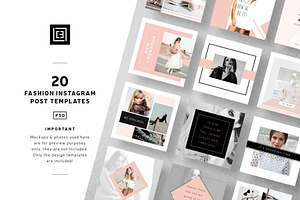Fashion Instagram Post Templates
