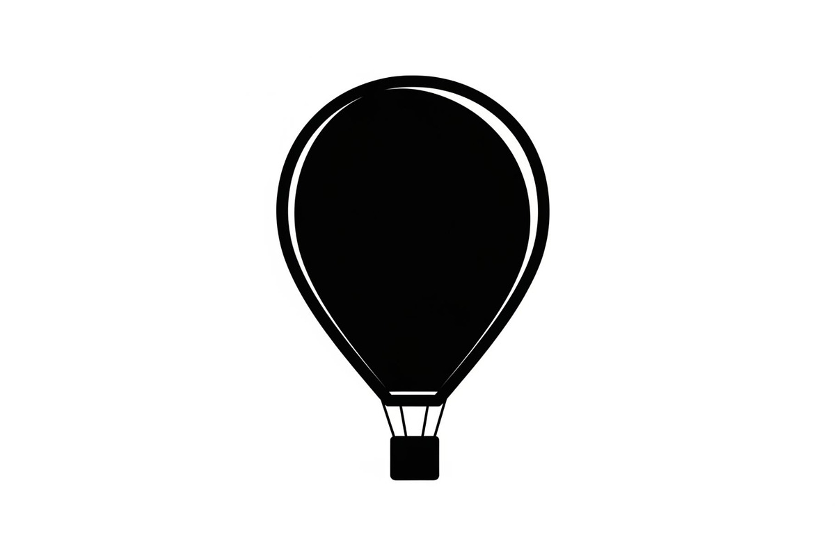 Hot Air Balloon Silhouette Bundle, an Illustration by Designer_Momina (Photo 50 of 51)