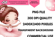 Pink Ballerina Clipart, Cute ballet, a Person Illustration by VM PARTYS  BY TAIRUMA (Thumbnail 6 of 10)