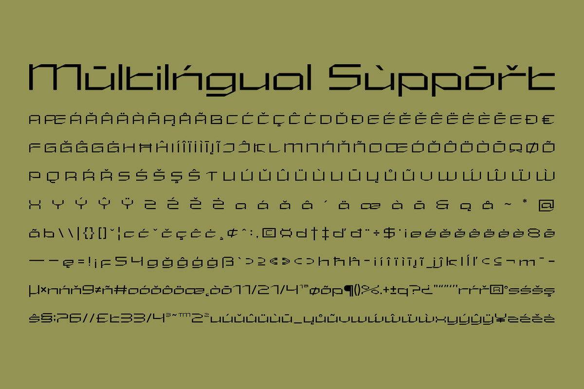 Futuristic Tech Font: Radiant Pafist, a Sans Serif Font by Glyphminds Studios (Photo 5 of 9)