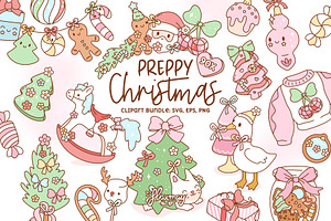 Preppy Coquette Christmas Bundle