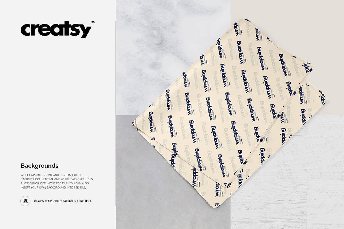 Wrapping Tissue Paper Mockup Set, a Pens & Pencil Mockup by creatsy5 (Photo 52 of 54)