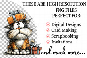 Whimsical Christmas Cat PNG Bundle, an Illustration by Daily.Designs (Thumbnail 2 of 5)