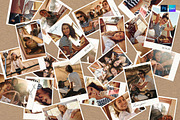 Photo Collage Mockup, a Card Template by BrandPacks (Thumbnail 1 of 2)