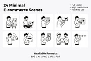 Notion Style E-commerce Illustration, a Work Illustration by Imran Haroon (Thumbnail 2 of 4)