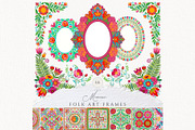 Mexican Folk Art Frames Otomi, an Object Graphic by Invite to Clipart (Thumbnail 1 of 8)