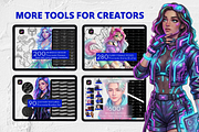 Big Female Procreate Bundle, a Brush Add-On by Selentaori Studio (Thumbnail 20 of 20)