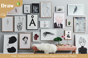 Draw Canvas Art Shopify Theme