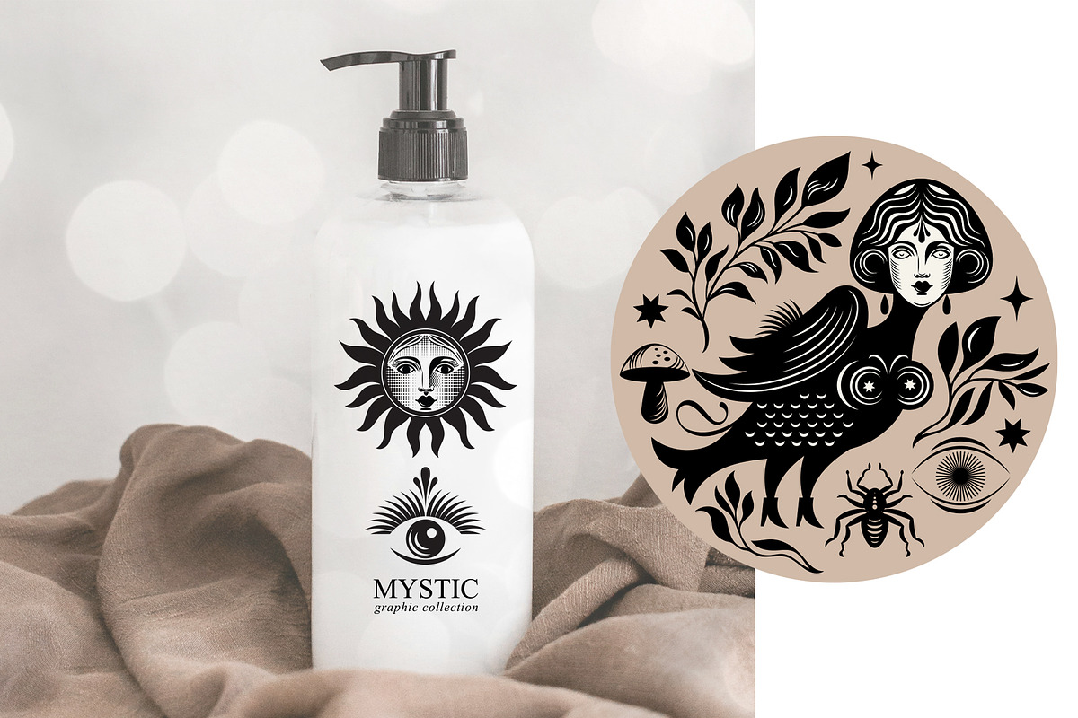 Mystic symbols & signs, a Decorative Illustration by lenlis (Photo 12 of 14)