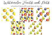 Watercolor Fruits and Nuts, an Object Graphic by cat_arch_angel (Thumbnail 5 of 6)