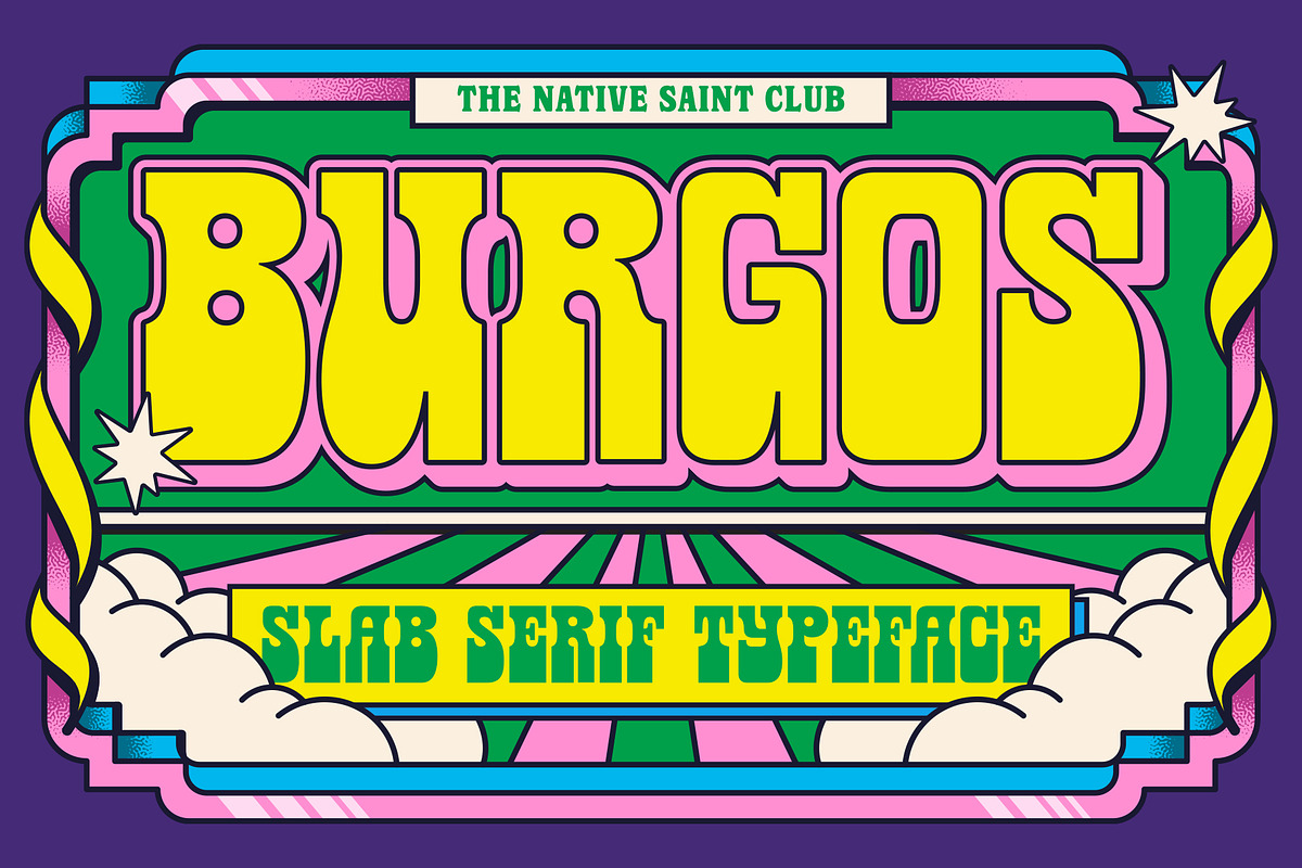 TNSC Burgos - Slab Serif, a Slab Serif Font by The Native Saint Club (Photo 2 of 12)
