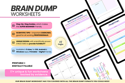 Brain Dump Printable ADHD Planner