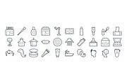 100+ Hair Salon Vector Icons, an Outline Icon by Vectors Market (Thumbnail 3 of 3)