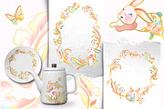 Chinoiserie Rabbit, an Animal Illustration by Rachel Art Studio (Thumbnail 7 of 8)