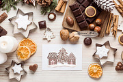 Christmas Gingerbread Clip Art, a Seasonal Illustration by Leonaa art (Thumbnail 6 of 9)